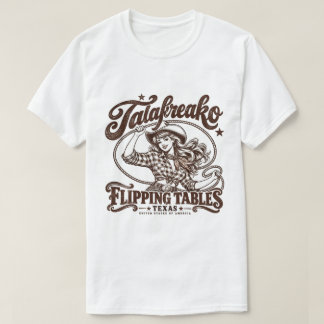 Camiseta Talafreako Volteando Mesas Vaquera – Divertido Vin