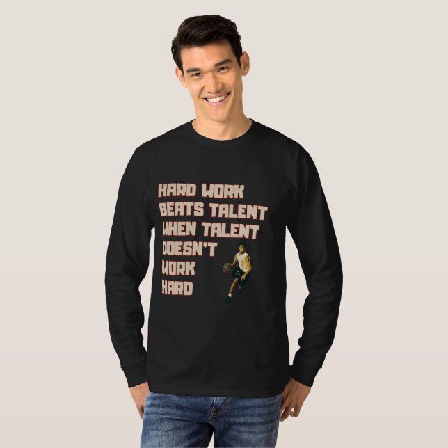 Camiseta Talento de Baloncesto (Anverso completo)