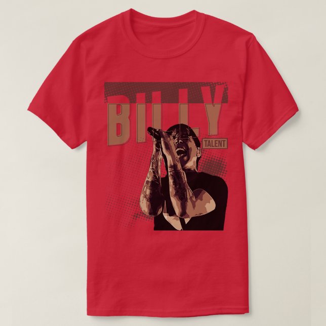 Camiseta Talento de Billy (Diseño del anverso)