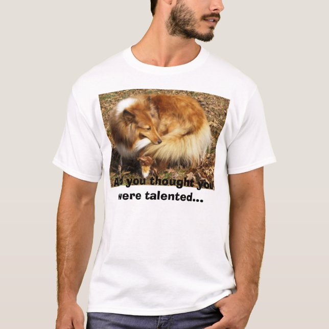 Camiseta Talento del Sheltie (Anverso)