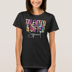 Camiseta Talento y escuadrón Ed Tie Dye Agradecimiento esco