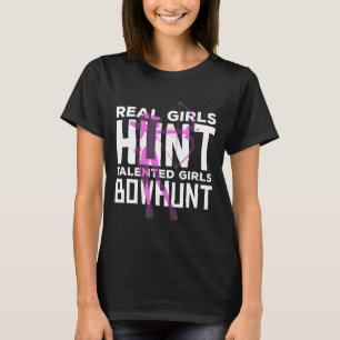 Camiseta Talentos Chicas Bowhunt tiro con arco con arco caz