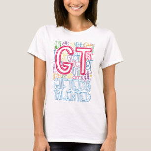 Camiseta Talentoso talentoso talento de escuela de enseñan