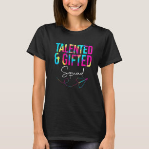 Camiseta Talentoso Y Ed Squad Tie Dye Teacher