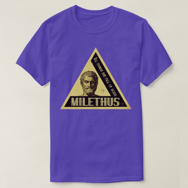 Camiseta Tales de Mileto (Diseño del anverso)