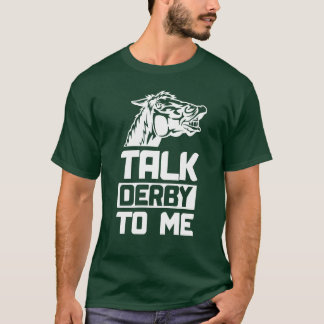 Camiseta Talk Derbyo Me Rider Lover chica de caballos