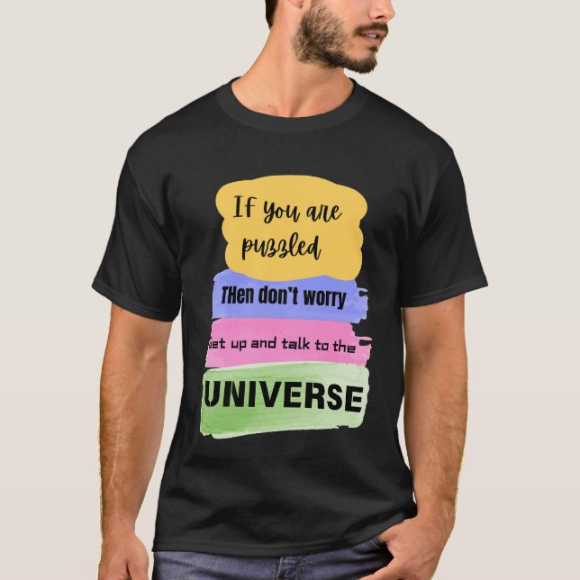 Camiseta Talk to the Universe – Manifestation & Cosmic  (Anverso)