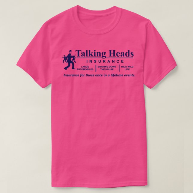 Camiseta Talking Heads Insurance TShirt (Diseño del anverso)