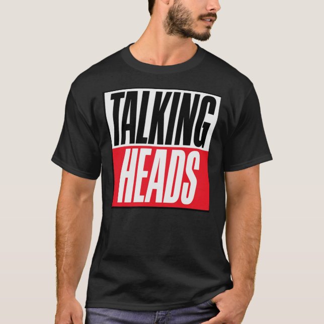 Camiseta Talking Heads - logotipo 'T-Shirt Esencial' (Anverso)