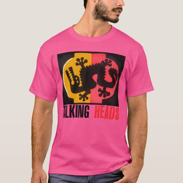 Camiseta Talking Heads Original Arte De Ventiladores Al Est (Anverso)