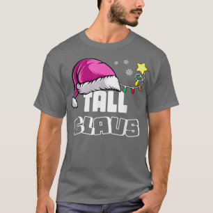 Camiseta Tall Claus Best BFF Bestie Friend Santa Fun Christ
