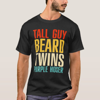 Camiseta Tall Guy Beard Twins Morple Hoser Perfect Dude