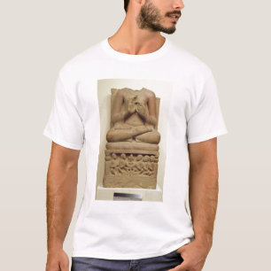 Camiseta Talla de Buda en la actitud de predicar un s