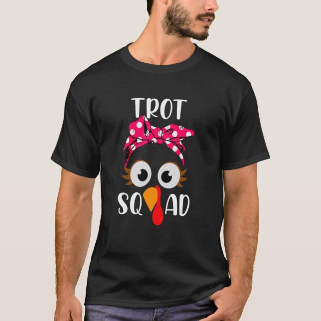 Camiseta Talla de Correr de Escuadrón Turco (Anverso)