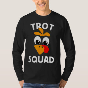 Camiseta Talla de Correr de Escuadrón Turco