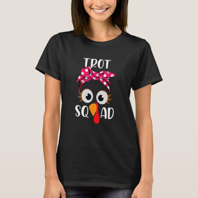 Camiseta Talla de Correr de Escuadrón Turco (Anverso)