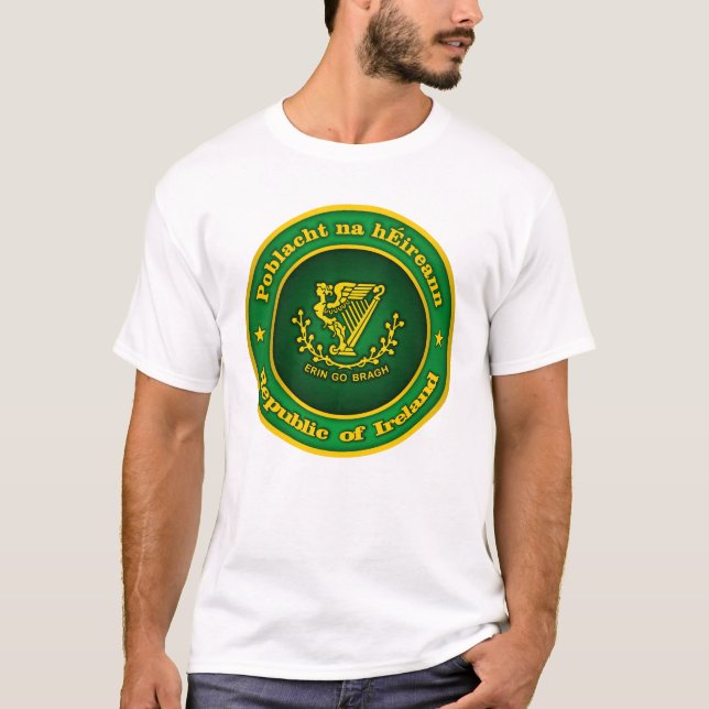 Camiseta Talla de Medallón de Irlanda (Anverso)