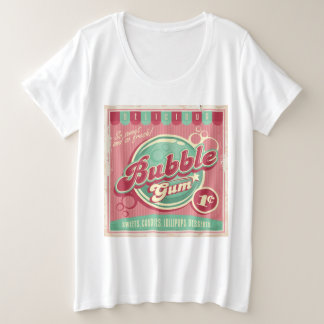 Camiseta talla grande Bubble Gum Plus