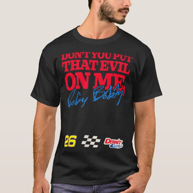 Camiseta Talladega Nights Don't Put That Evil On Me Funny M (Anverso)