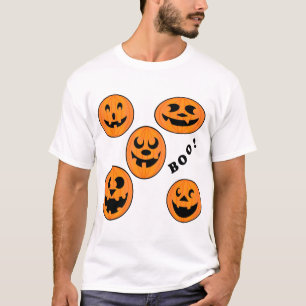 Camiseta tallado, halloween, calabaza