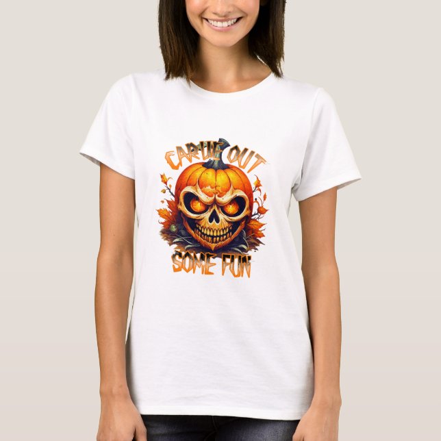 Camiseta Tallar Algo de Diversión (Anverso)