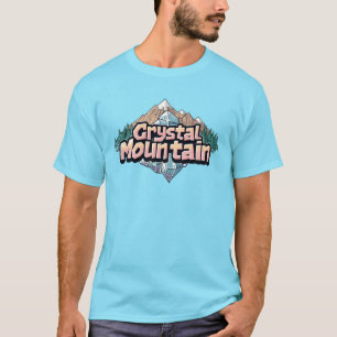 Camiseta tallar las laderas de la montaña Crystal