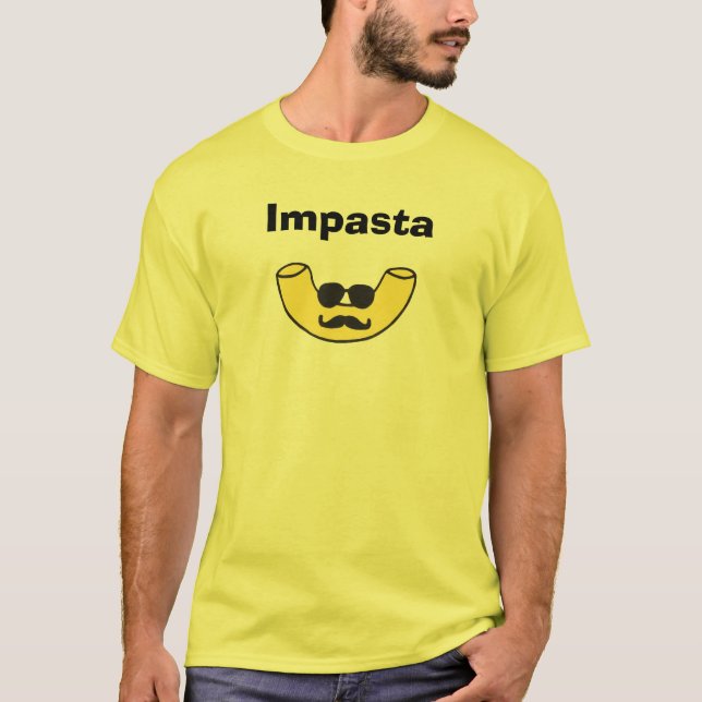 Camiseta Tallarines de los macarrones de Impasta (Anverso)
