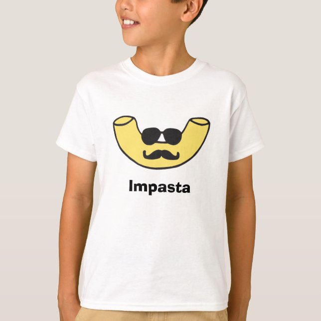 Camiseta Tallarines de los macarrones de Impasta (Anverso)