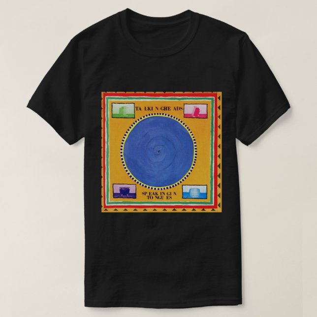 Camiseta Tallas de cabeza - Hablando en lenguas Cojín decor (Diseño del anverso)