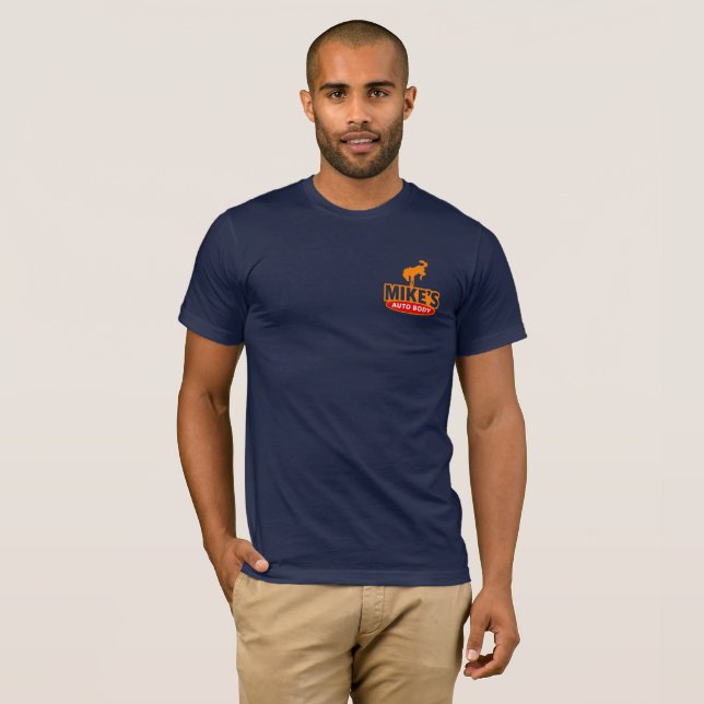 Camiseta Taller de carrocería de Mike (Anverso completo)