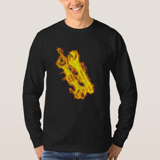 Camiseta Taller de Inflamación de Llave de Fuego para Hombr