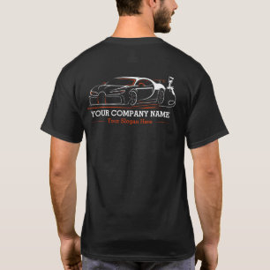 Camiseta Taller de pintura de carrocería profesional automo