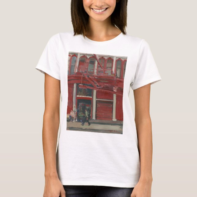 Camiseta Taller de pintura de la perla Manhattan (Anverso)