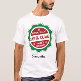 Camiseta Taller de Santa Claus divertido