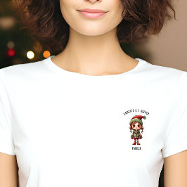 Camiseta Taller de Santa Claus Pequeña ayudante personal