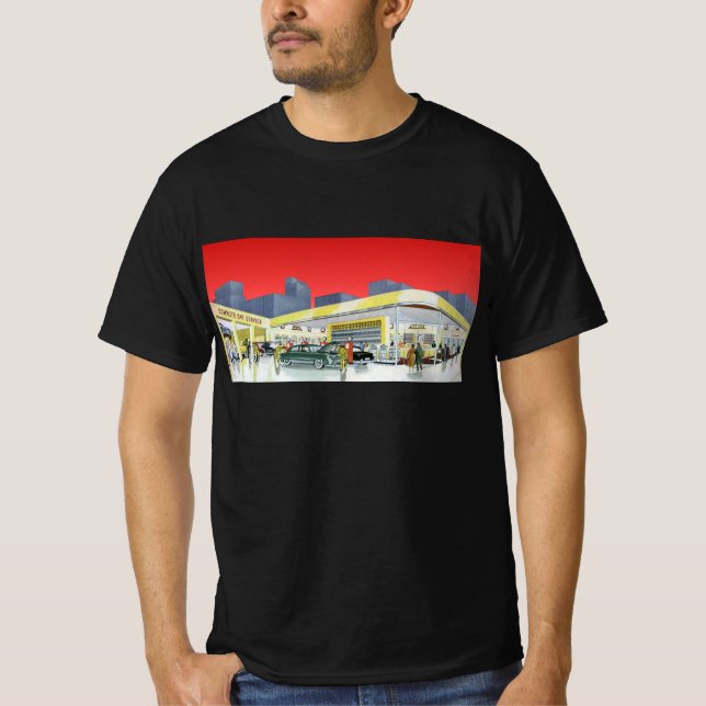 Camiseta Taller de servicio completo de mecánica de autos a (Anverso)