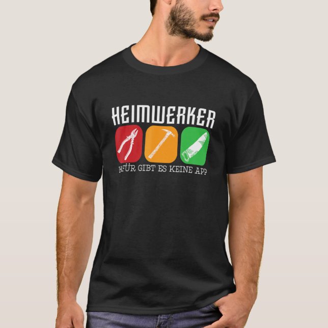 Camiseta Taller de trabajo de diyer no creadores de aplicac (Anverso)