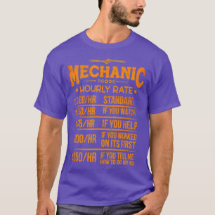 Camiseta Taller Funny Mechanic Hourrate Reparman