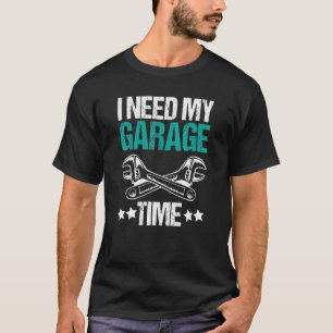Camiseta Taller mecánico Garage Car Pun Necesito Mi Garaje
