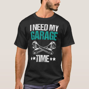 Camiseta Taller mecánico Garage Car Pun Necesito Mi Garaje