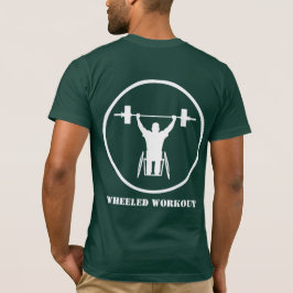 Camiseta Taller sobre ruedas - Logotipo blanco - Verde - Ca