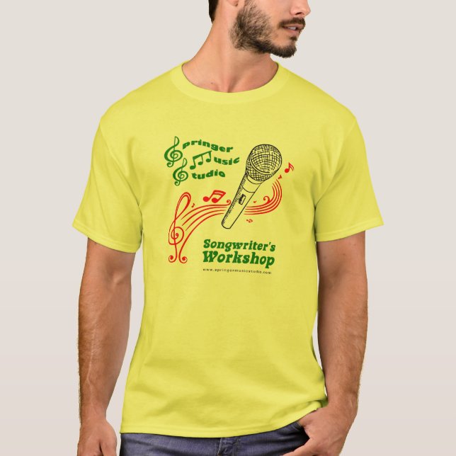 Camiseta Taller T-Shirt de Springer Music Studio para compo (Anverso)