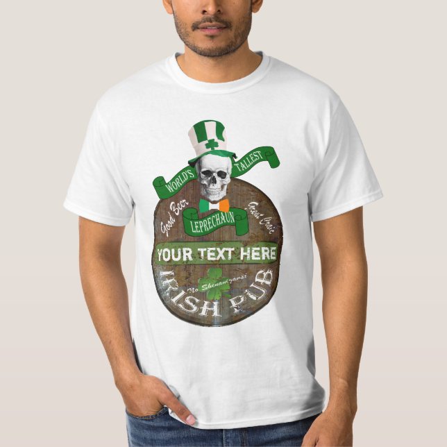Camiseta Tallest leprechaun St Patricks (Anverso)