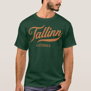 Camiseta Tallín retro de Estonia CityVintage