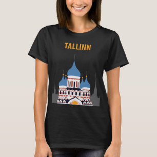 Camiseta Tallinn Estonia Iglesia Ortodoxa Viajes