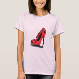 Camiseta Talón alto esposado y desgarrado