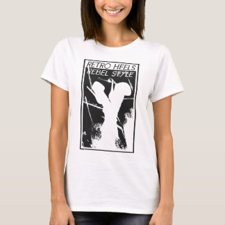 Camiseta Talón retro con un borde ondulado - Estilo inmadur