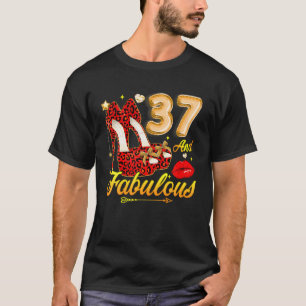 Camiseta Talones Altos 1986 Floral 37 Y Fabuloso 37 Nacimie