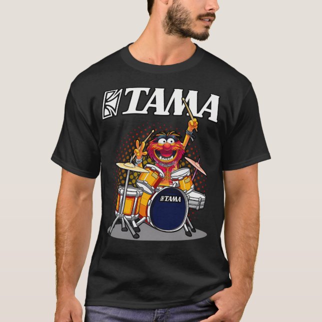 Camiseta Tama de tambor animal (Anverso)