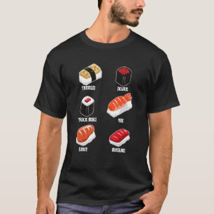 Camiseta Tamago Ikura Ebi Tekka Maki Maguro
